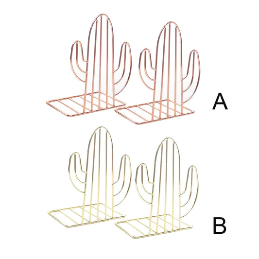 Cactus Bookshelf Holder