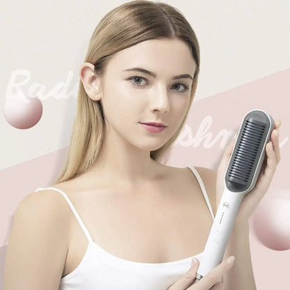 Electric Heat Comb Straightener Curler